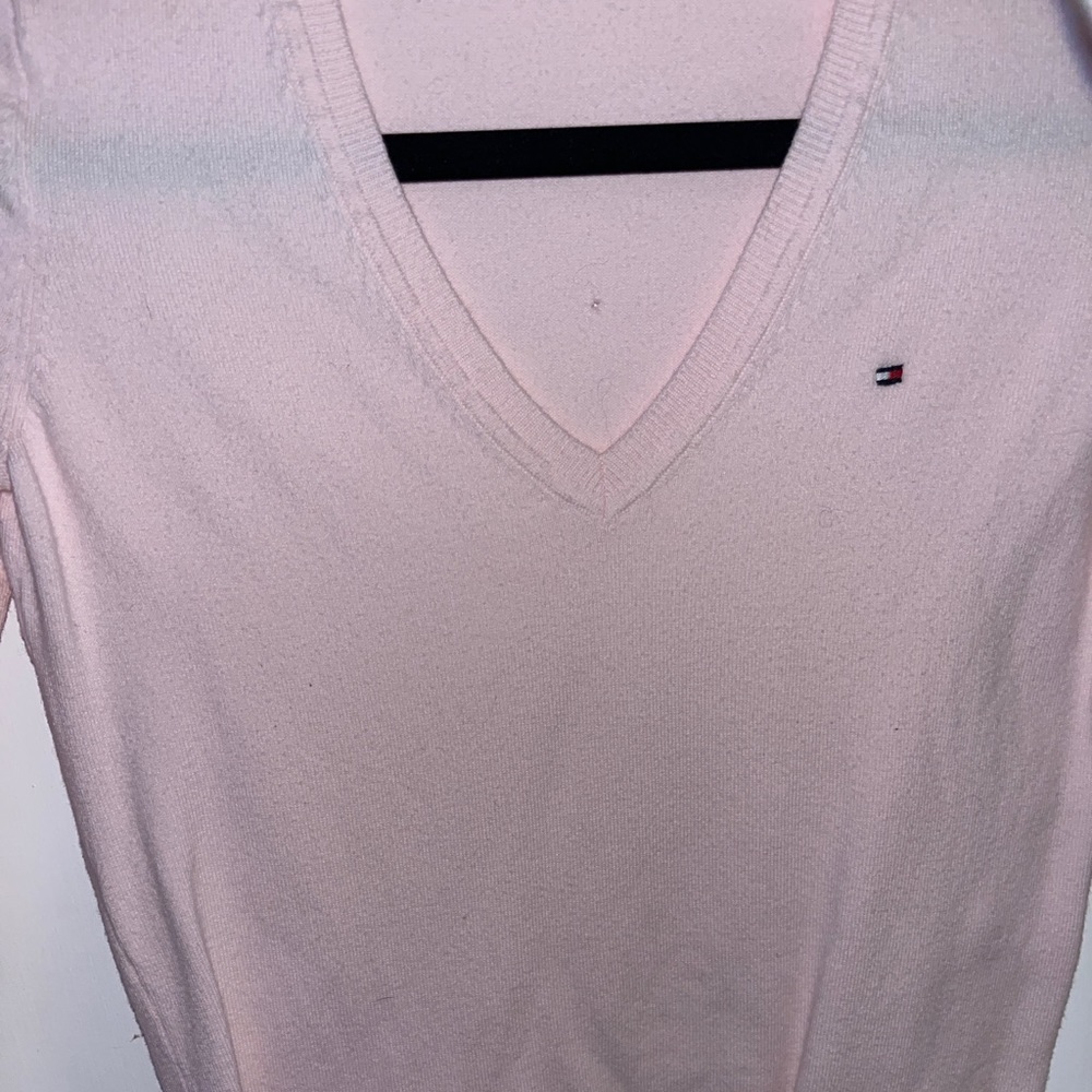 V Neck Tommy Hilfiger Long Sleeve